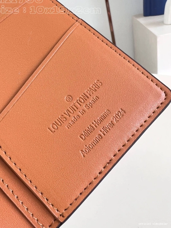 Official oldcobbler BRAZZA LOUIS VUITTON WALLET-10*19*2cm 0709